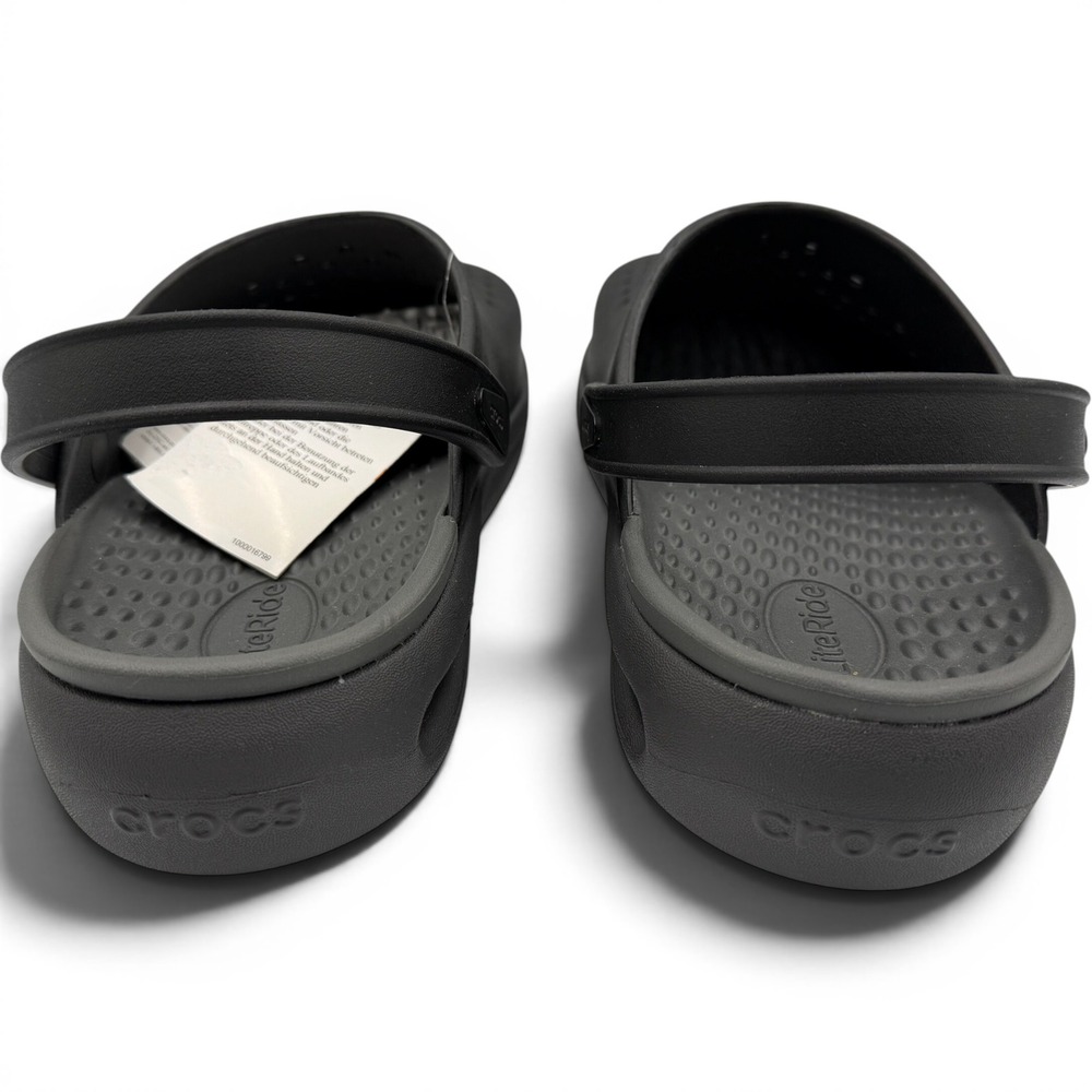 Crocs InMotion Clog LiteRide Mens 8 Womens 10 Black 209964-001 **NEW** - Picture 6 of 10